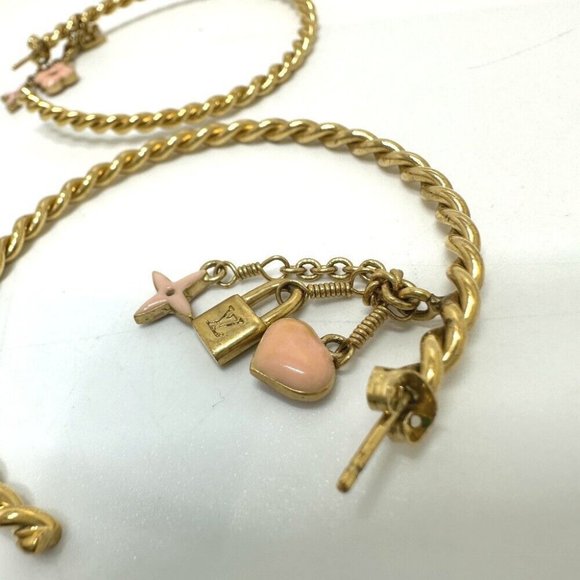 Authentic LOUIS VUITTON M65481 Accessories Creole - Sweet Monogram hoop Pierce - Picture 10 of 10